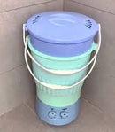 Nova Mini Máquina de Lavar - Bivolt 220v/110v - Com Desconto e Frete Grátis - Cor Azul + 1 Balde Extra